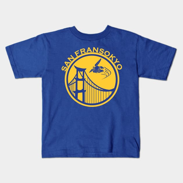 San Fransokyo Road jersey Kids T-Shirt by CFieldsVFL